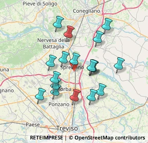 Mappa , 31027 Spresiano TV, Italia (6.225)