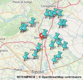 Mappa , 31027 Spresiano TV, Italia (7.599)