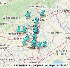 Mappa , 31027 Spresiano TV, Italia (10.62533)