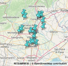 Mappa , 31027 Spresiano TV, Italia (10.79706)