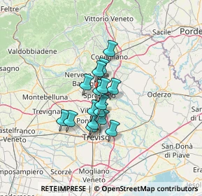 Mappa , 31027 Spresiano TV, Italia (8.2975)