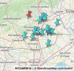 Mappa , 31027 Spresiano TV, Italia (9.76188)