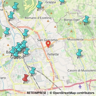 Mappa Via Redipuglia, 36060 Romano D'ezzelino VI, Italia (3.21059)