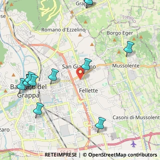 Mappa Via Redipuglia, 36060 Romano D'ezzelino VI, Italia (2.7725)