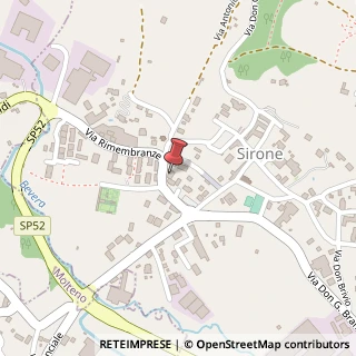 Mappa Via Rimembranze, 6, 23844 Sirone, Lecco (Lombardia)
