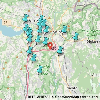 Mappa Strada Provinciale, 21040 Lozza VA, Italia (3.66684)
