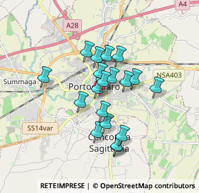 Mappa Via Lombardia, 30025 Portogruaro VE, Italia (1.31789)