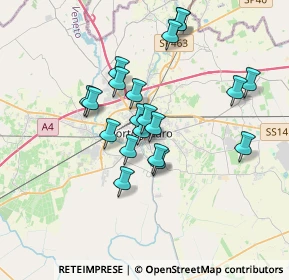 Mappa Via Lombardia, 30025 Portogruaro VE, Italia (2.969)