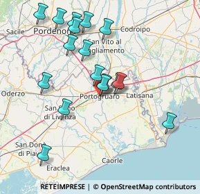 Mappa Via Lombardia, 30025 Portogruaro VE, Italia (15.16941)