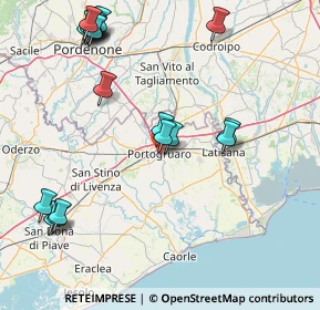 Mappa Via Lombardia, 30025 Portogruaro VE, Italia (19.9305)