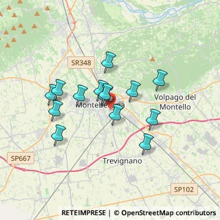 Mappa Via Mozambano, 31044 Montebelluna TV, Italia (2.95929)