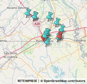 Mappa Via Po, 30026 Portogruaro VE, Italia (5.24231)