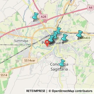 Mappa Via Po, 30026 Portogruaro VE, Italia (1.45833)
