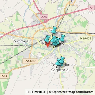 Mappa Via Po, 30026 Portogruaro VE, Italia (1.09273)
