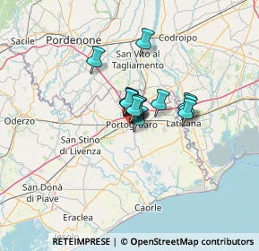 Mappa Via Po, 30026 Portogruaro VE, Italia (6.03933)