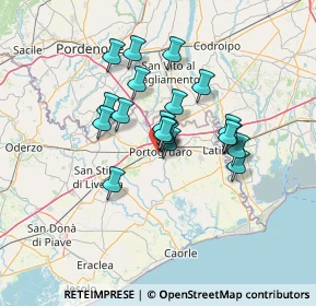 Mappa Via Po, 30026 Portogruaro VE, Italia (10.0455)