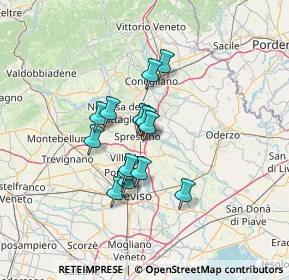 Mappa SP57, 31027 Spresiano TV, Italia (9.82643)