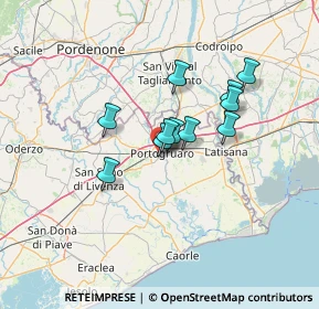 Mappa Via Arno, 30026 Portogruaro VE, Italia (9.52818)