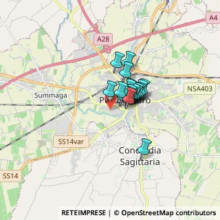 Mappa Via Arno, 30026 Portogruaro VE, Italia (0.92167)