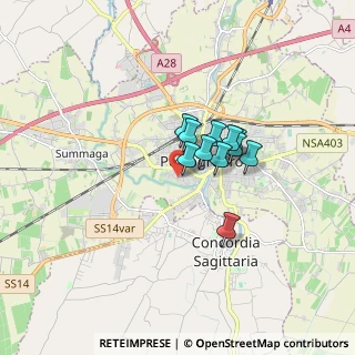 Mappa Via Arno, 30026 Portogruaro VE, Italia (1.01545)