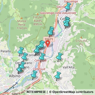 Mappa Via Serio, 24021 Albino BG, Italia (1.103)