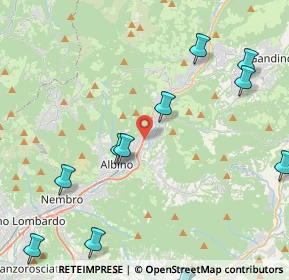 Mappa Via Serio, 24021 Albino BG, Italia (5.6925)