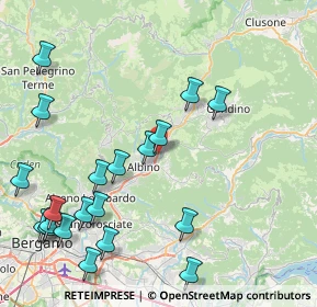 Mappa Via Serio, 24021 Albino BG, Italia (10.2685)