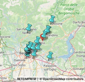 Mappa Via Serio, 24021 Albino BG, Italia (11.685)