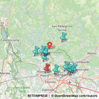 Mappa Via Bondo, 24010 Ubiale Clanezzo BG, Italia (7.08)