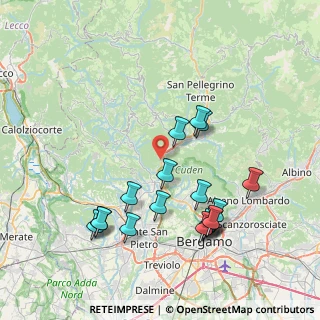 Mappa Via Bondo, 24010 Ubiale Clanezzo BG, Italia (8.07667)