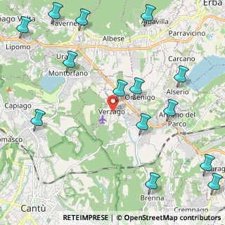 Mappa Via Risorgimento, 22040 Alzate Brianza CO, Italia (2.90214)
