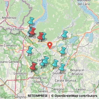 Mappa Via Risorgimento, 22040 Alzate Brianza CO, Italia (7.33867)