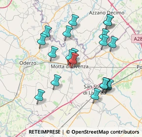 Mappa Via Albano Capoluogo, 31045 Motta di Livenza TV, Italia (7.336)