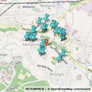 Mappa Via Giuseppe Parini, 23846 Garbagnate Monastero LC, Italia (0.38214)
