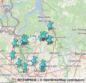 Mappa Via Giuseppe Parini, 23846 Garbagnate Monastero LC, Italia (15.136)