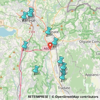 Mappa SS233, 21040 Vedano Olona VA, Italia (4.58364)