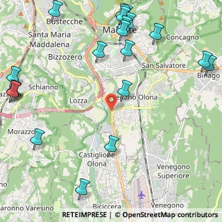 Mappa SS233, 21040 Vedano Olona VA, Italia (3.0905)