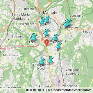 Mappa SS233, 21040 Vedano Olona VA, Italia (1.61455)