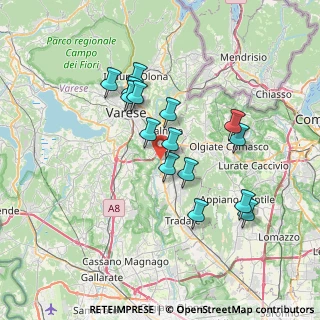 Mappa SS233, 21040 Vedano Olona VA, Italia (6.236)