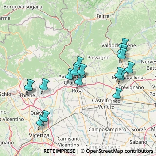 Mappa Via Canova, 36060 Romano D'ezzelino VI, Italia (16.08353)