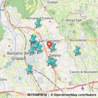 Mappa Via Canova, 36060 Romano D'ezzelino VI, Italia (1.65636)