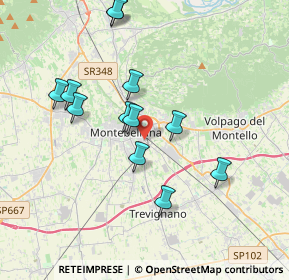 Mappa Via dei Balla, 31044 Montebelluna TV, Italia (3.53417)