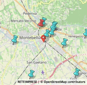 Mappa Via dei Balla, 31044 Montebelluna TV, Italia (1.99727)