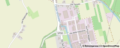 Mappa Giavera del Montello