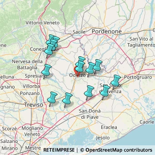 Mappa Via Caio Voltejo Capitone, 31046 Oderzo TV, Italia (12.17)