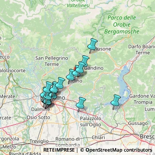 Mappa Via dei Narcisi, 24021 Albino BG, Italia (13.77778)