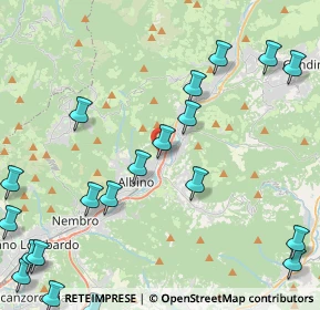 Mappa Via dei Narcisi, 24021 Albino BG, Italia (5.9135)