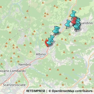 Mappa Via dei Narcisi, 24021 Albino BG, Italia (4.86938)