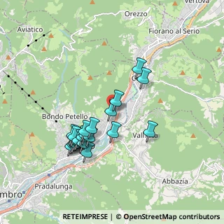 Mappa Via dei Narcisi, 24021 Albino BG, Italia (1.702)