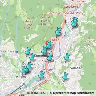 Mappa Via dei Narcisi, 24021 Albino BG, Italia (1.0585)